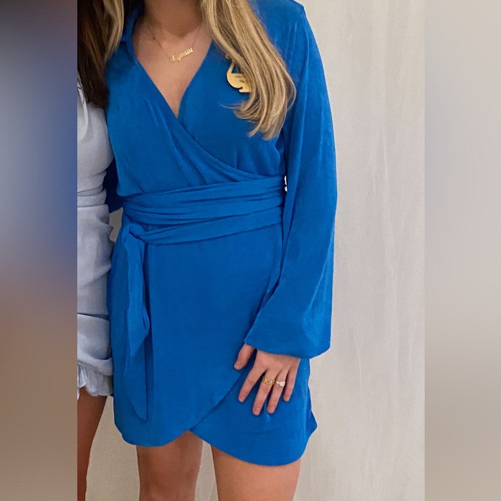 Princess Polly blue mini dress